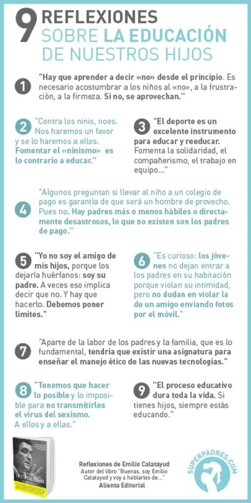 10 tips para que los padres reflexionen sobre la educación de sus hijos