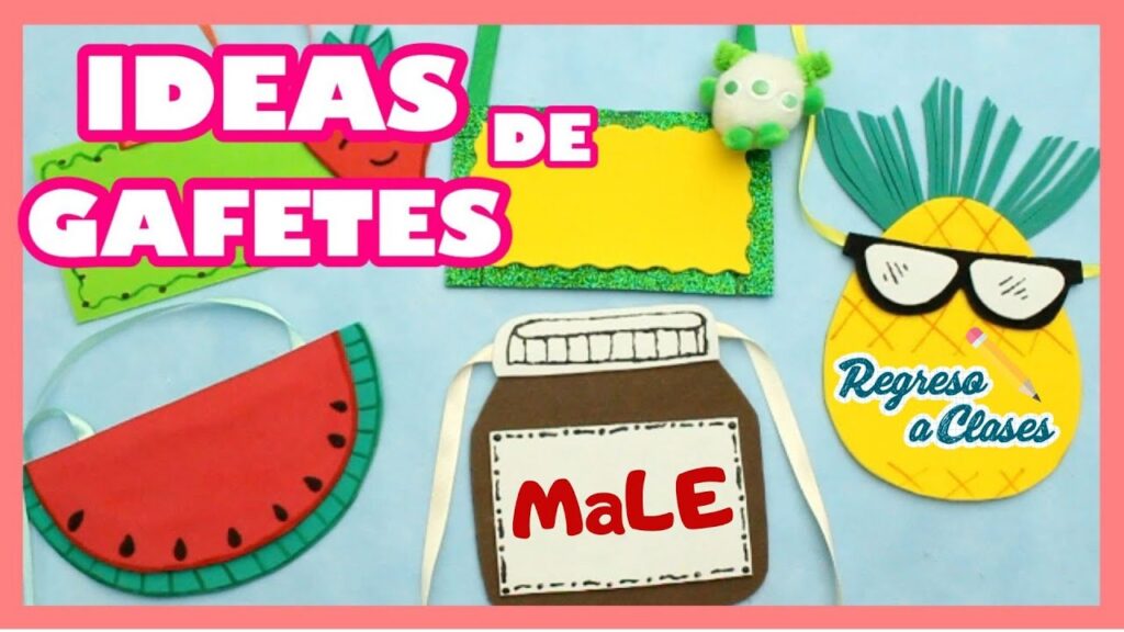 Cómo hacer un gafete creativo: paso a paso