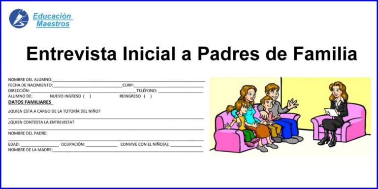 Formato de entrevista para padres de familia de primaria: tips para