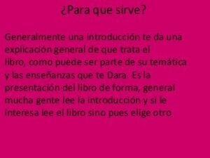 introduccion a Images High Quality Grahic Introducción: ¿Por qué sirve una introducción?