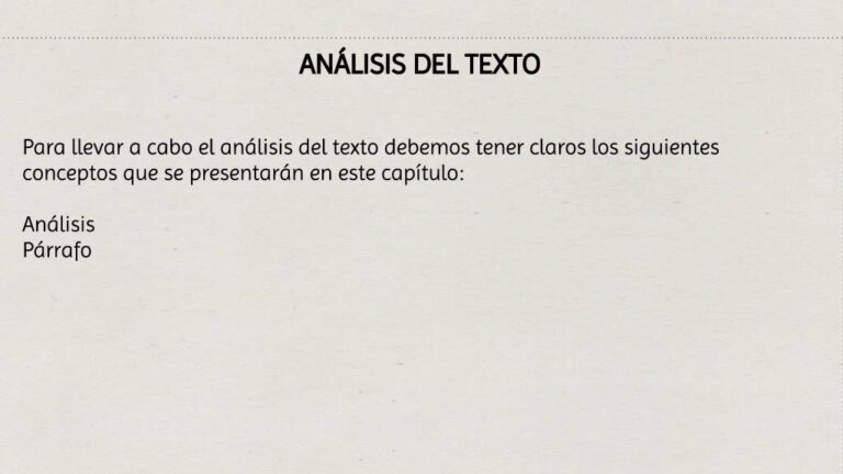 ¿Qué es un análisis de un tema?