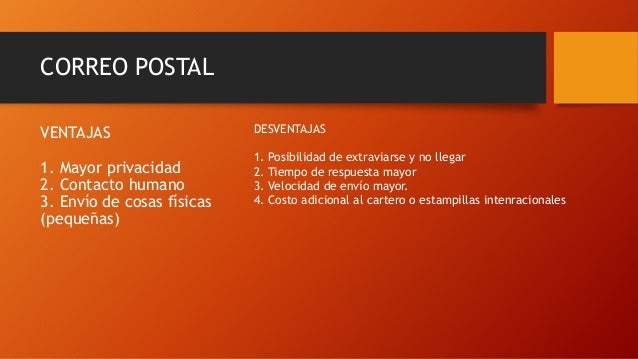 Cuál Es La Ventaja Del Correo Postal reisdigital.es